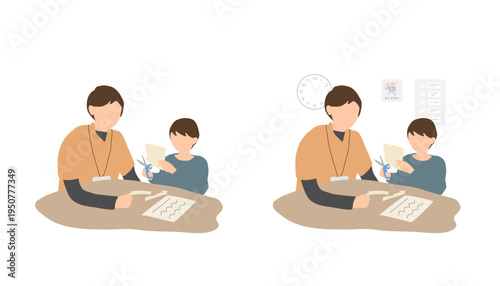 療育施設のはさみ課題トレーニング（個別支援・微細運動・発達支援）