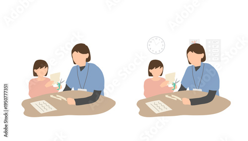 療育施設のはさみ課題トレーニング（微細運動・個別支援・発達支援）