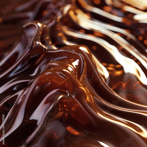 chocolate slowly melting