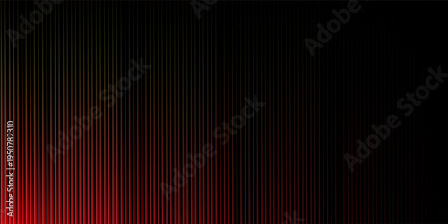 Abstract dark background with red vertical speed lines, glowing neon stripes gradient on black, futuristic technology pattern for gaming, automotive, and cinematic posters.