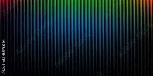 Abstract dark background with red vertical speed lines, glowing neon stripes gradient on black, futuristic technology pattern for gaming, automotive, and cinematic posters.