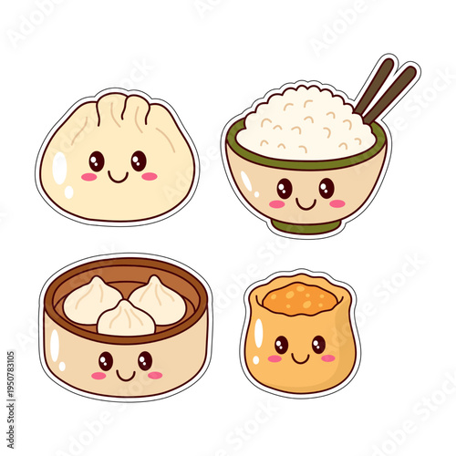 Japanese food stickers