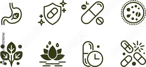 Medical and Health Icons Set