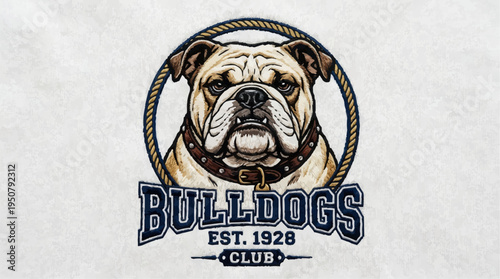 An adorable French bulldog puppy and a cute German shepherd dog sit for a studio portrait alongside a big brown Dogue de Bordeaux mastiff purebred isolated on white