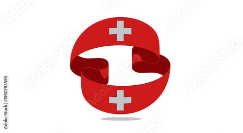 Red Cross Medical Aid Symbol.