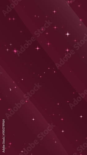 Dark Red Background with Sparkling Stars.