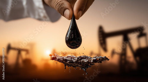Oil Drop and Oil Rigs: A cl...