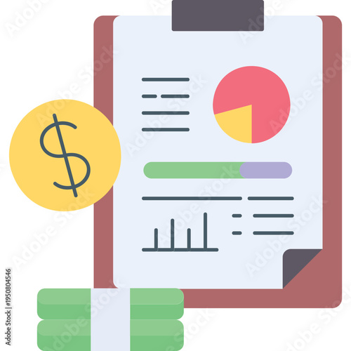 Earning Report Illustration