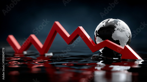 Economic Downturn: A symbol...