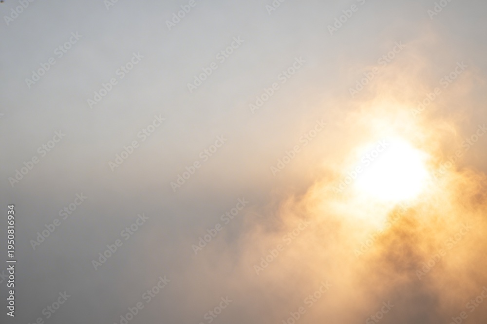 Fototapeta premium Sunset sky with clouds