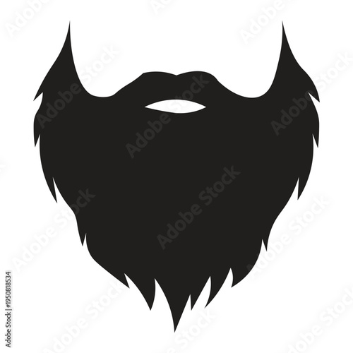 evil beard icon silhouette illustration images are generally depicted as simple vector illustrations or silhouettes featuring stylized mustaches and beards, often with a sharp, pointed, or upward-curv