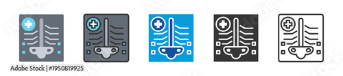 x ray icon set multi style various collection