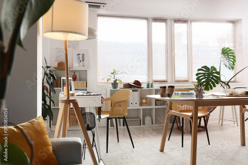 Interior of light fashion d...