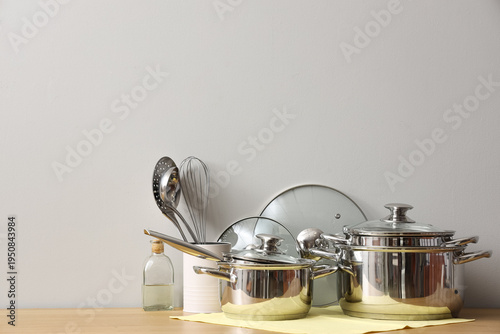 Stainless cooking pots and ...