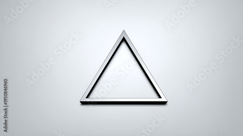 A triangle is shown on a white background