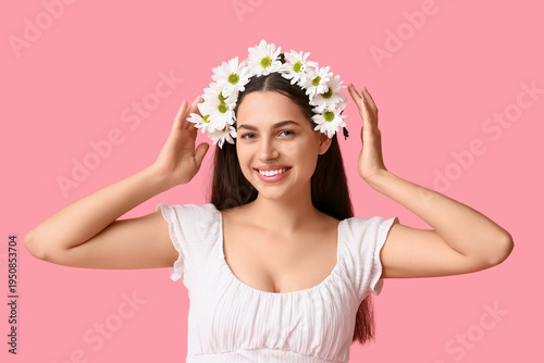 Beautiful young happy woman...