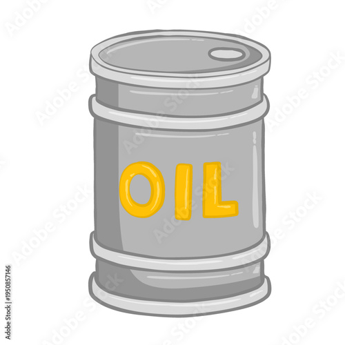 illustration of oil barrel 