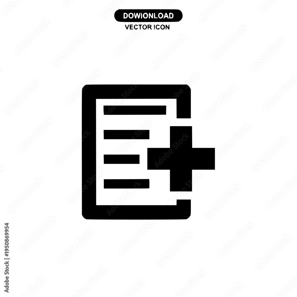 Fototapeta premium medical report chart healthcare data