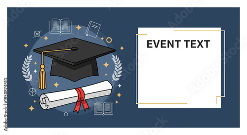 Graduation Cap Diploma Certificate Education.