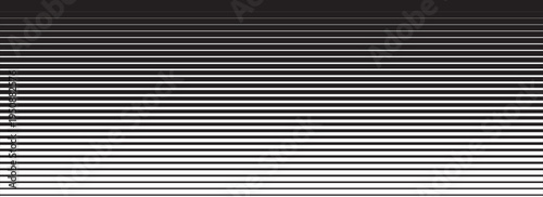 Thin line halftone gradient texture. Fading vertical stripe gradation background. Repeating wide pattern backdrop. Black parallel lines wallpaper for overlay, print, cover, banner, poster. Art