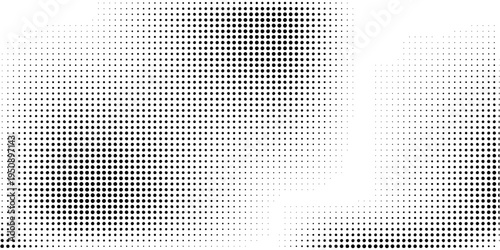 Light Green vector modern geometrical circle abstract background. Aesthetic Dotted texture template. Geometric pattern in halftone style.