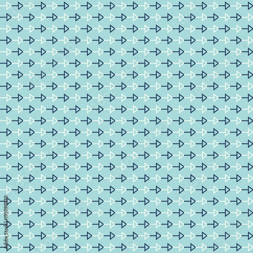Directional Arrow Pattern on Light Blue Background vector background