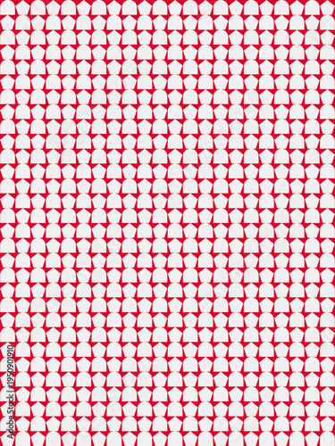 Red and White Patterned Keffiyeh Background vector background
