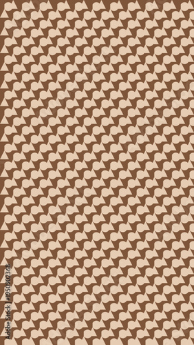 Wallpaper Mural Repeating Geometric Pattern in Brown and Beige vector background Torontodigital.ca