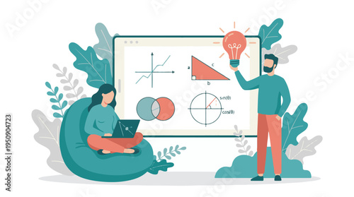 Online Math Education: Digital Learning and Problem Solving with Technology