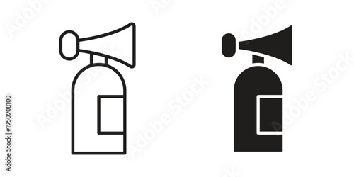 Air horn icon symbol, logo illustration. Vector graphics web design.