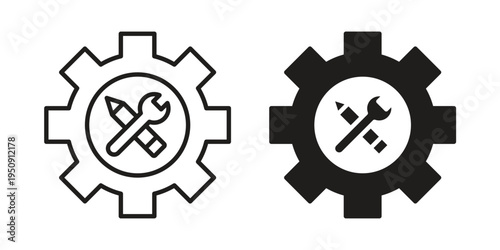 Business development icon symbol, logo illustration. Vector graphics web design.