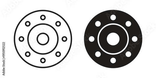 Car bearing icon symbol, logo illustration. Vector graphics web design.