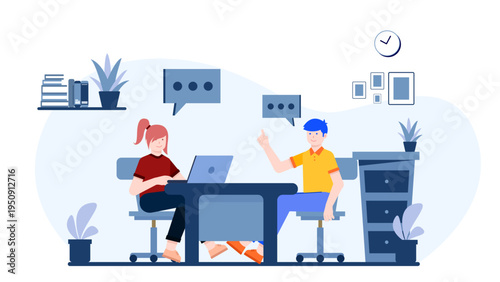 HR manager interviewing a candidate during a recruitment process