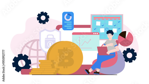 Blockchain technology and cryptocurrency integration for modern business financial systems