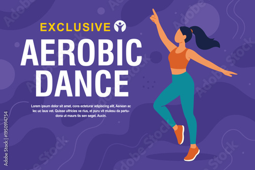 Exclusive Aerobic Dance Class Promotion Banner