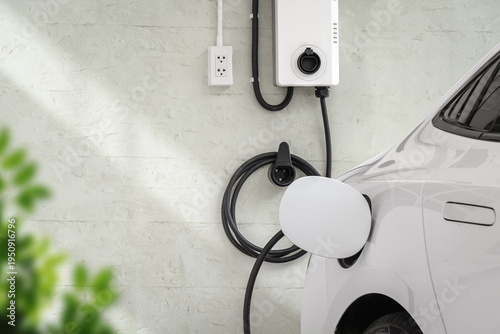 Canvastavla Electric Car Charging at Home Wall Charger Station