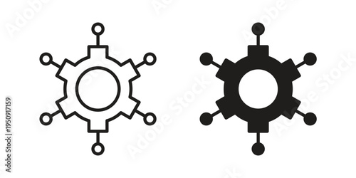 Frameworks icon symbol, logo illustration. Vector graphics web design.