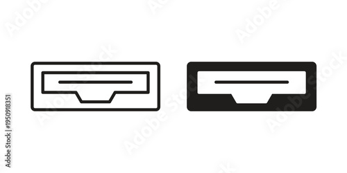 HDMI icon symbol, logo illustration. Vector graphics web design.