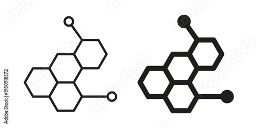 Hormones icon symbol, logo illustration. Vector graphics web design.