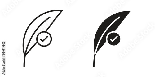 Hypoallergenic tested icon symbol, logo illustration. Vector graphics web design.