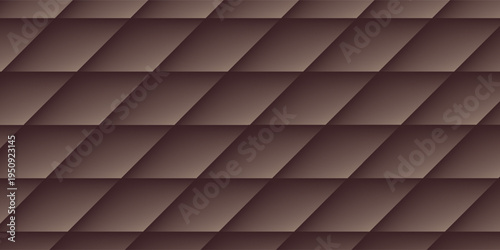 Mocha mousse , brown upholstery. Geometric pattern. Stylish texture. Luxury black background. Vector illustration.Suitable for your design. Business Cover, poster, flyer.