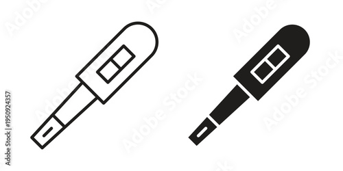 Pregnancy test icon symbol, logo illustration. Vector graphics web design.