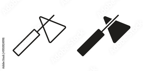 reflex hammer icon symbol, logo illustration. Vector graphics web design.