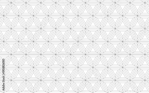 Triangle line on white color background seamless pattern,seamless pattern with geometric shapes