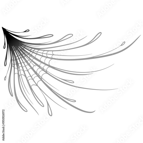 Realistic spider web vector illustration set isolated on transparent background. Creepy cobweb corner decoration for Halloween design, spooky gothic gothic aesthetic, hand-drawn net pattern graphic.