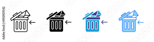 Removed icon set multiple style collection