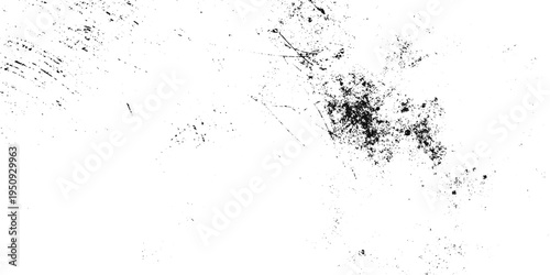 Grunge Fine Grain Noise Texture with Dust Particles and Debris. Abstract Distressed Uneven Background Isolated on White for Overlay, Design, Print and Creative Texture Applications.