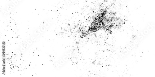 Abstract Vector Noise Texture with Small Dust and Debris Particles. Distressed Uneven Grunge Background with Fine Grain Isolated on White for Overlay, Graphic Design and Photo Effect Use.