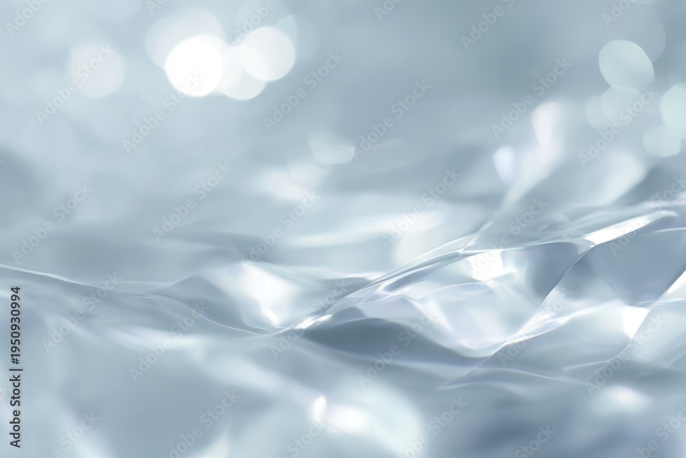 Fototapeta premium clean abstract white light background with soft caustic reflections crystal water aesthetic