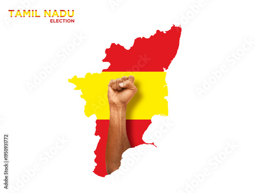 Vote for Tamil Nadu TVK, Tamil nadu election 2026, Tamilaga Vettri Kazhagam (TVK) is a regional party in Tamil Nadu and Puducherry, Power of voting, Tamilnadu Map.